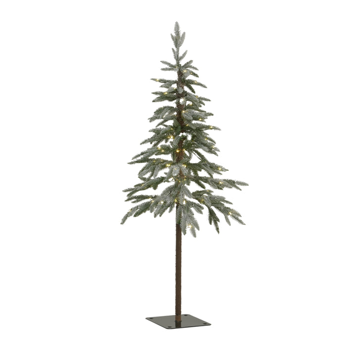 Medium Snowy Woodland Fir Pre-Lit Christmas Tree – 200 LED Lights