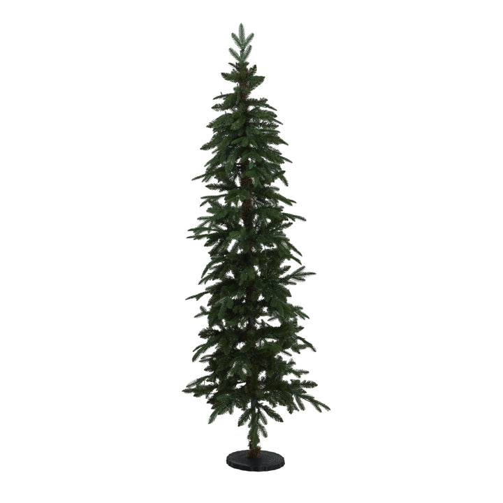 Slim Woodland Fir Pre-Lit Christmas Tree – 200 LED Lights