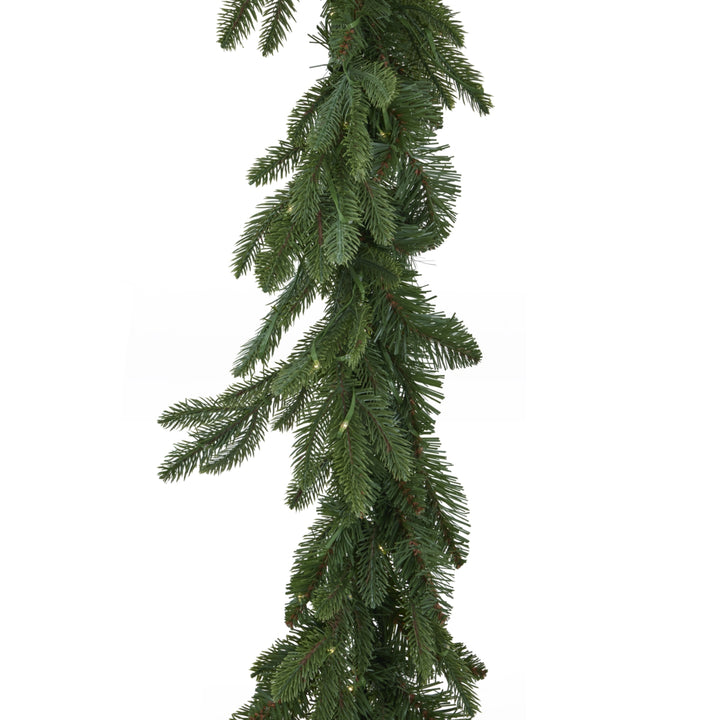 Green-Pre-Lit-Woodland-200-Led-Fir-Christmas-Garland
