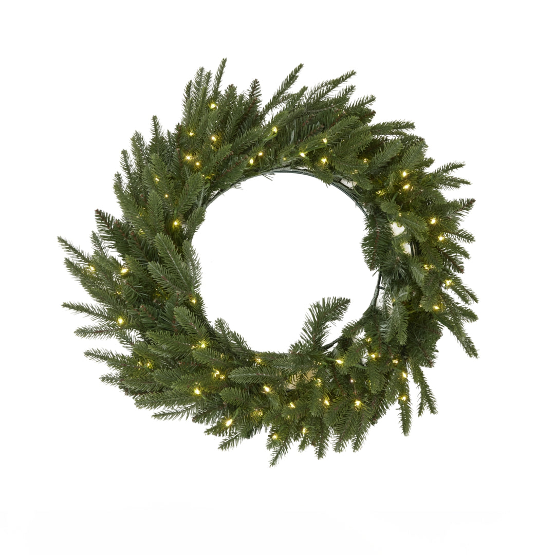 Green-Pre-Lit-Woodland-100-Led-Fir-Christmas-Wreath