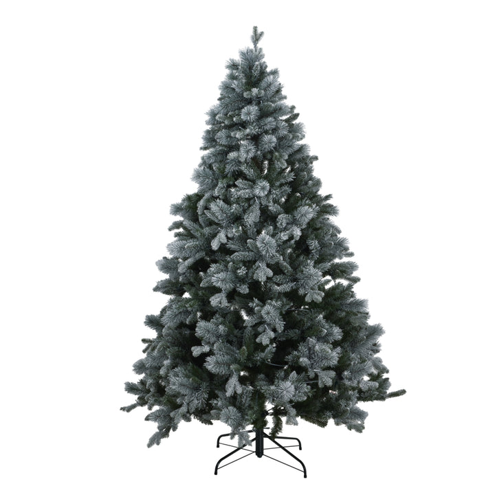 Enchanted Snowy Fir Pre-Lit Christmas Tree – 400 LED Lights