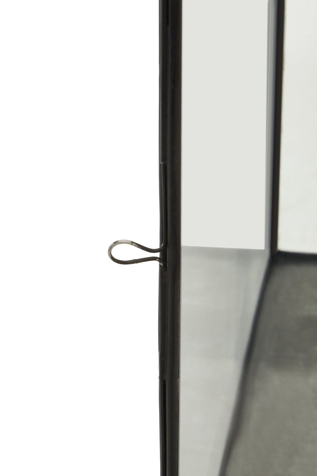 Preston Lantern – Large, in Black with Square Frame Design