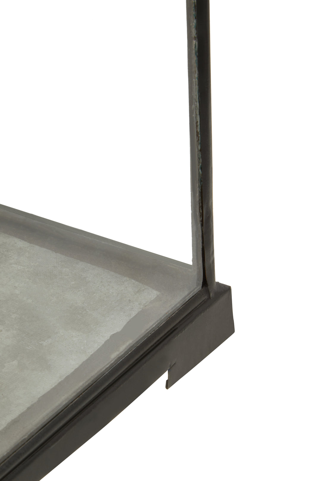 Preston Lantern – Large, in Black with Square Frame Design