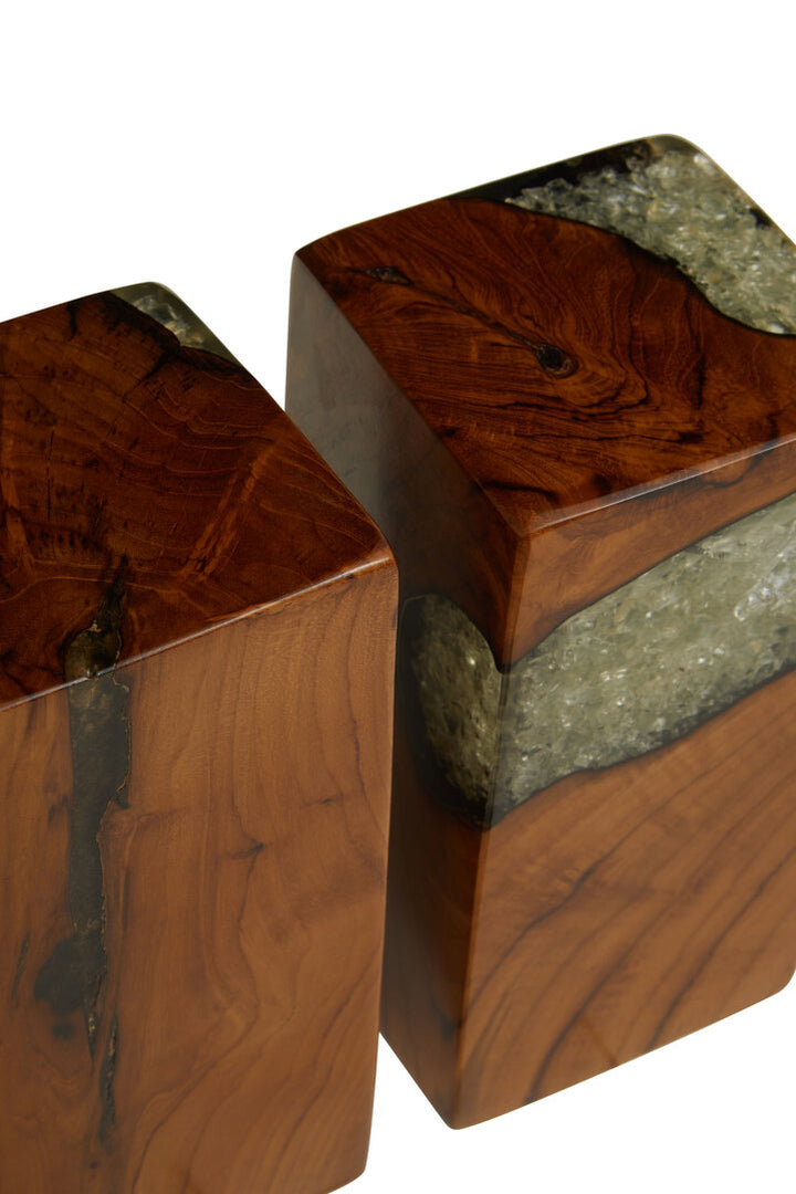Brookstone Burnt Effect Bookends – Set of 2