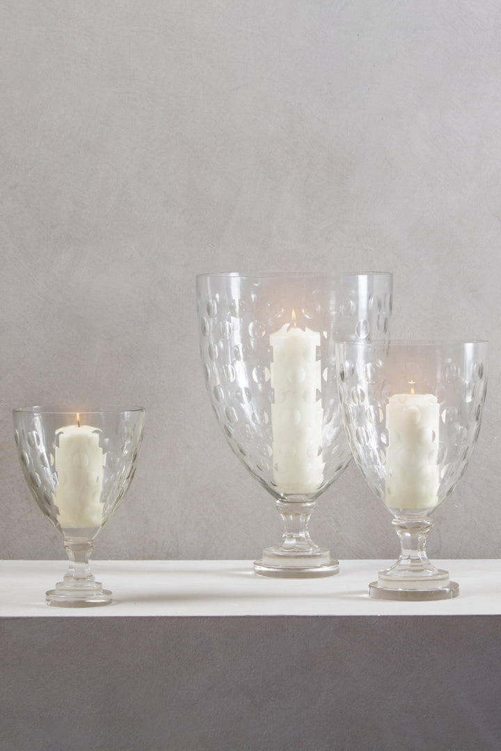Cortina Candle Holder – Large, with Honeycomb Pattern