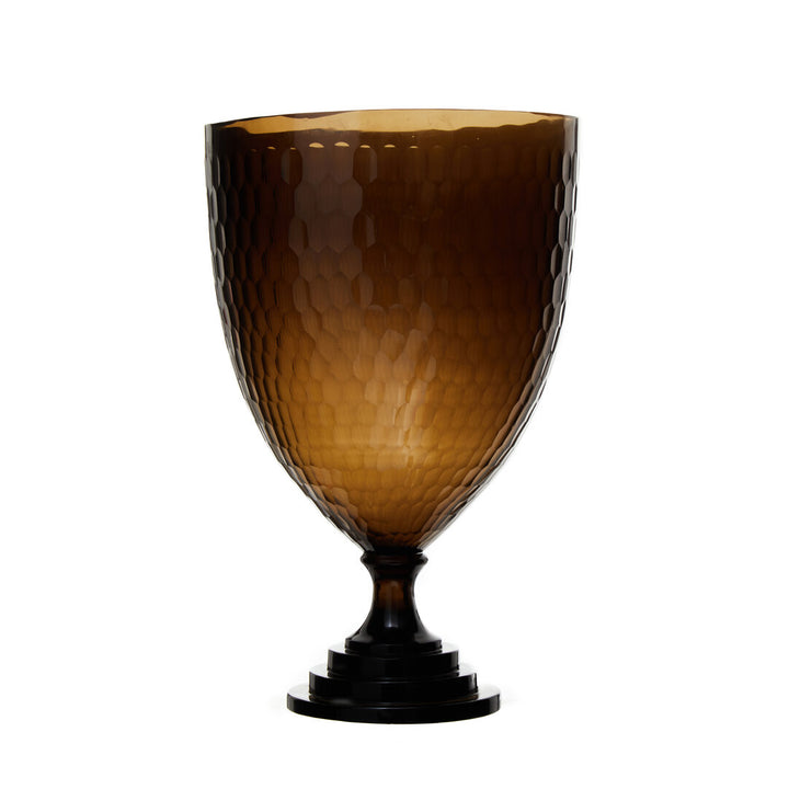 Bexley Honeycomb Glass Candle Holder – Large