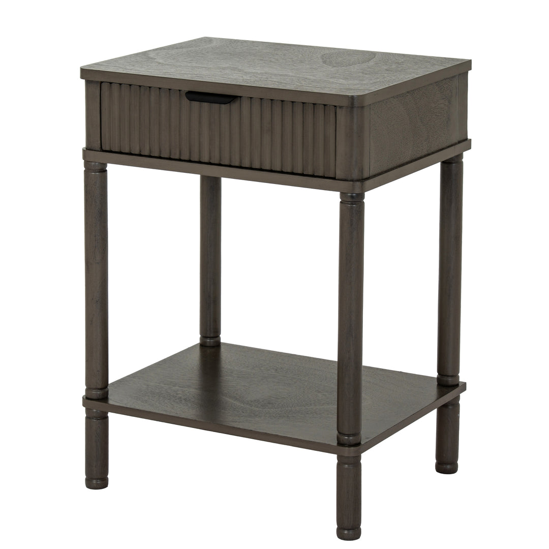 Reed Collection Modern 1 Drawer Side Table
