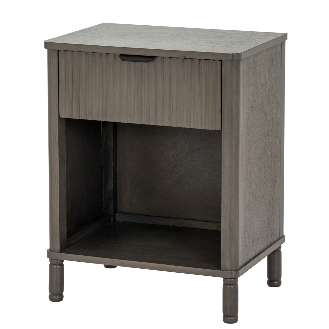 Reed Collection Wooden 1-Drawer Storage Cabinet