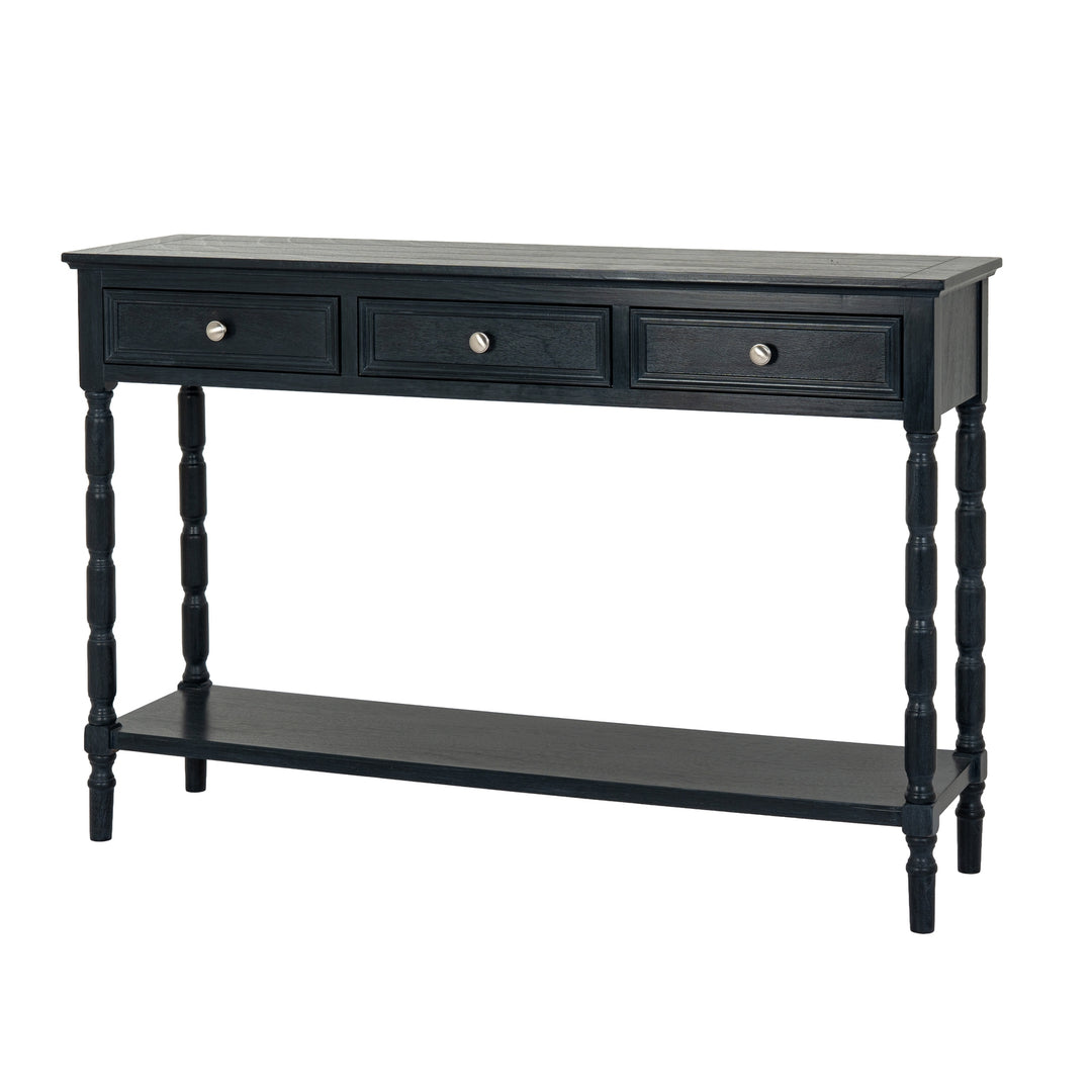 Contour Collection 3 Drawer Storage Console Table