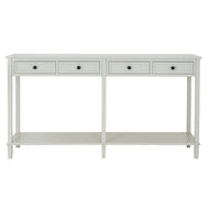 Belmont Collection 4 Drawer Wooden Console Table