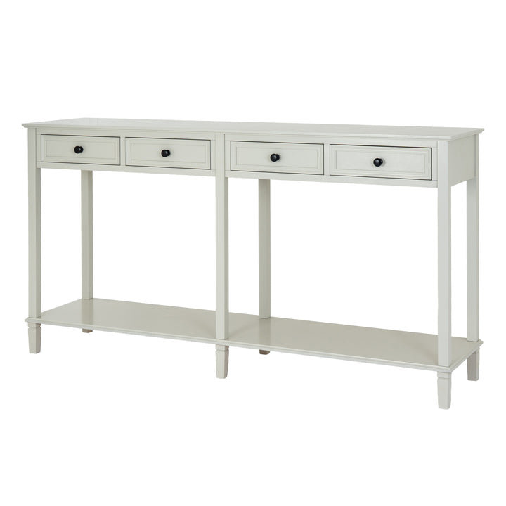 Belmont Collection 4 Drawer Wooden Console Table