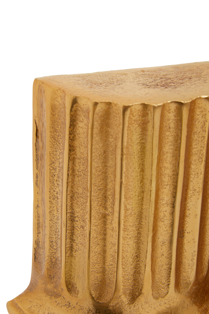 Kensington Townhouse Bookends with Gold Pillar Design