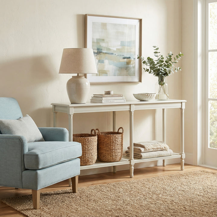 Belmont Rattan Collection Modern Storage Console