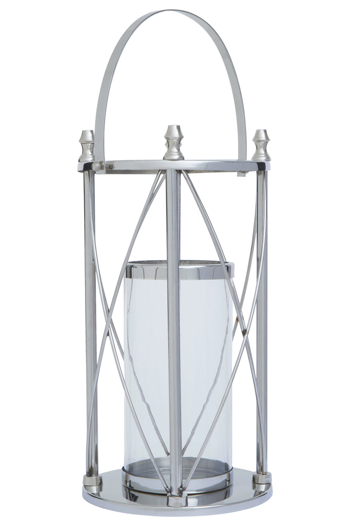 Cruzar Lantern – Large, in Silver Finish