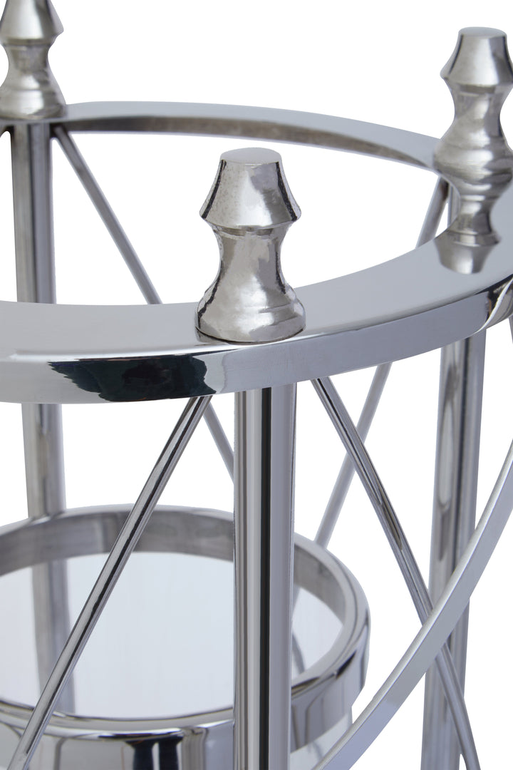 Cruzar Lantern – Large, in Silver Finish
