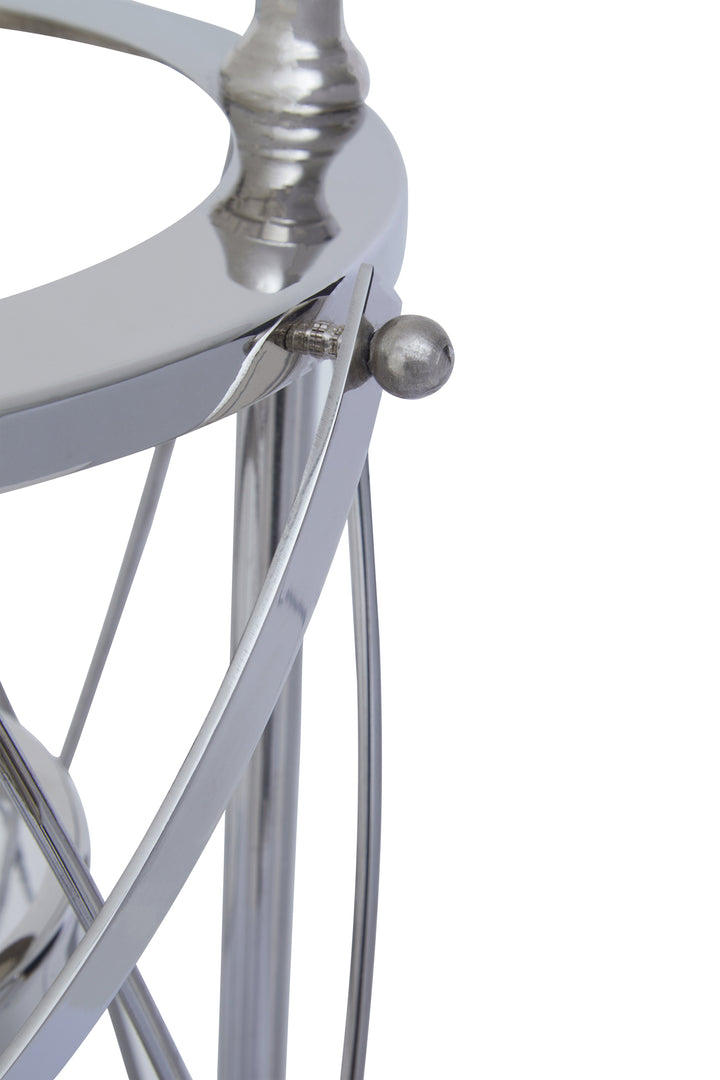 Cruzar Lantern – Large, in Silver Finish