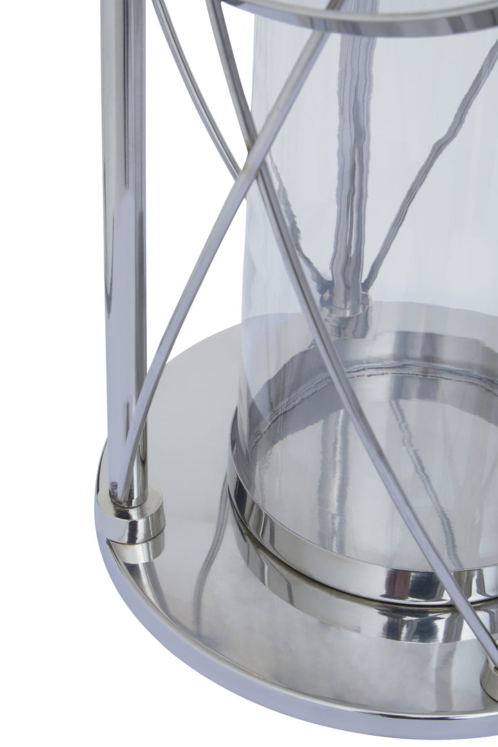 Cruzar Lantern – Large, in Silver Finish