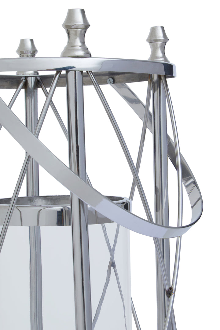 Cruzar Lantern – Large, in Silver Finish