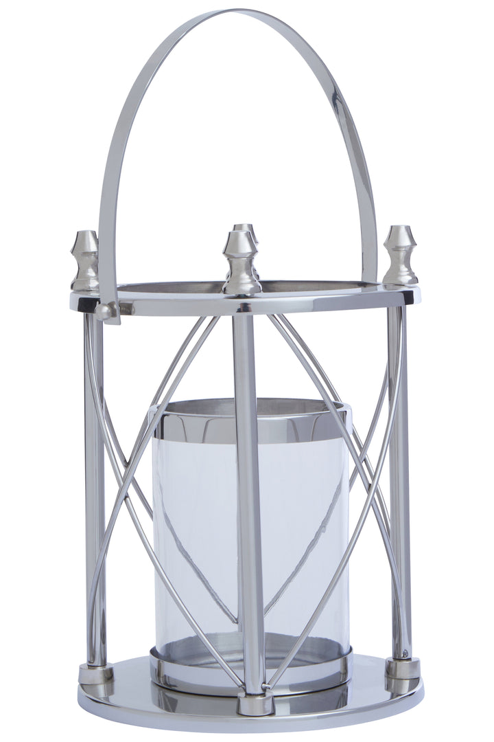 Cruzar Lantern – Small, in Silver Finish