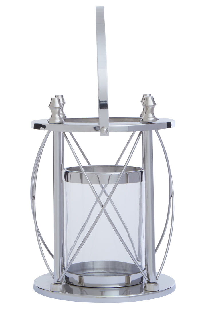 Cruzar Lantern – Small, in Silver Finish