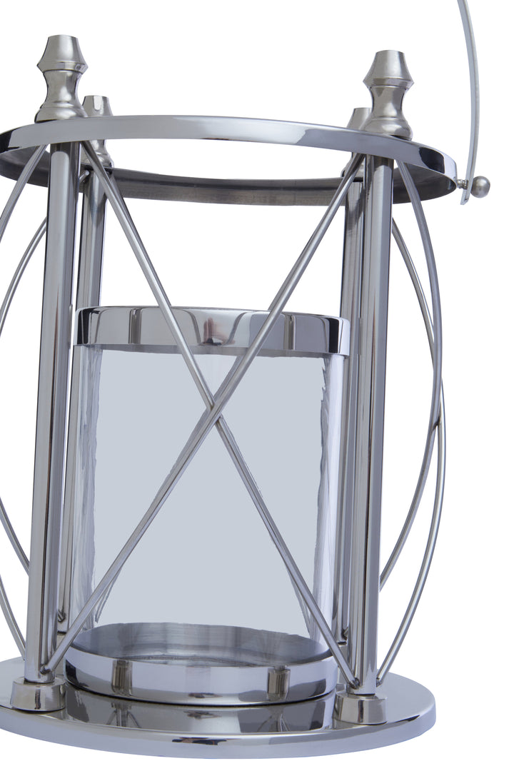 Cruzar Lantern – Small, in Silver Finish