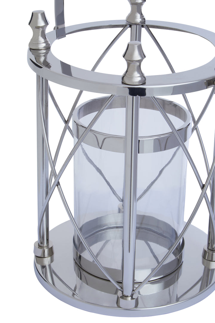 Cruzar Lantern – Small, in Silver Finish