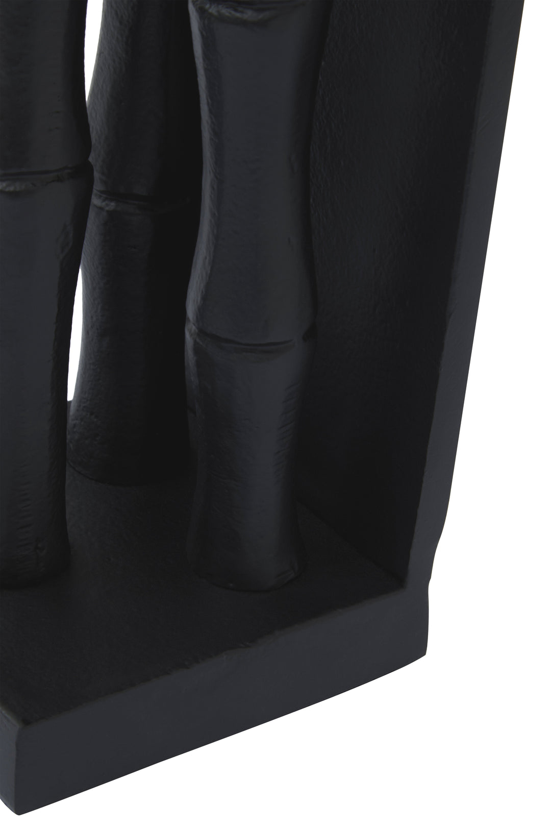 Hiba Black Bamboo Effect Bookends – Set of 2