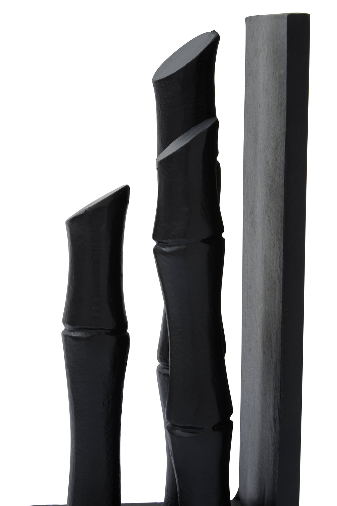 Hiba Black Bamboo Effect Bookends – Set of 2
