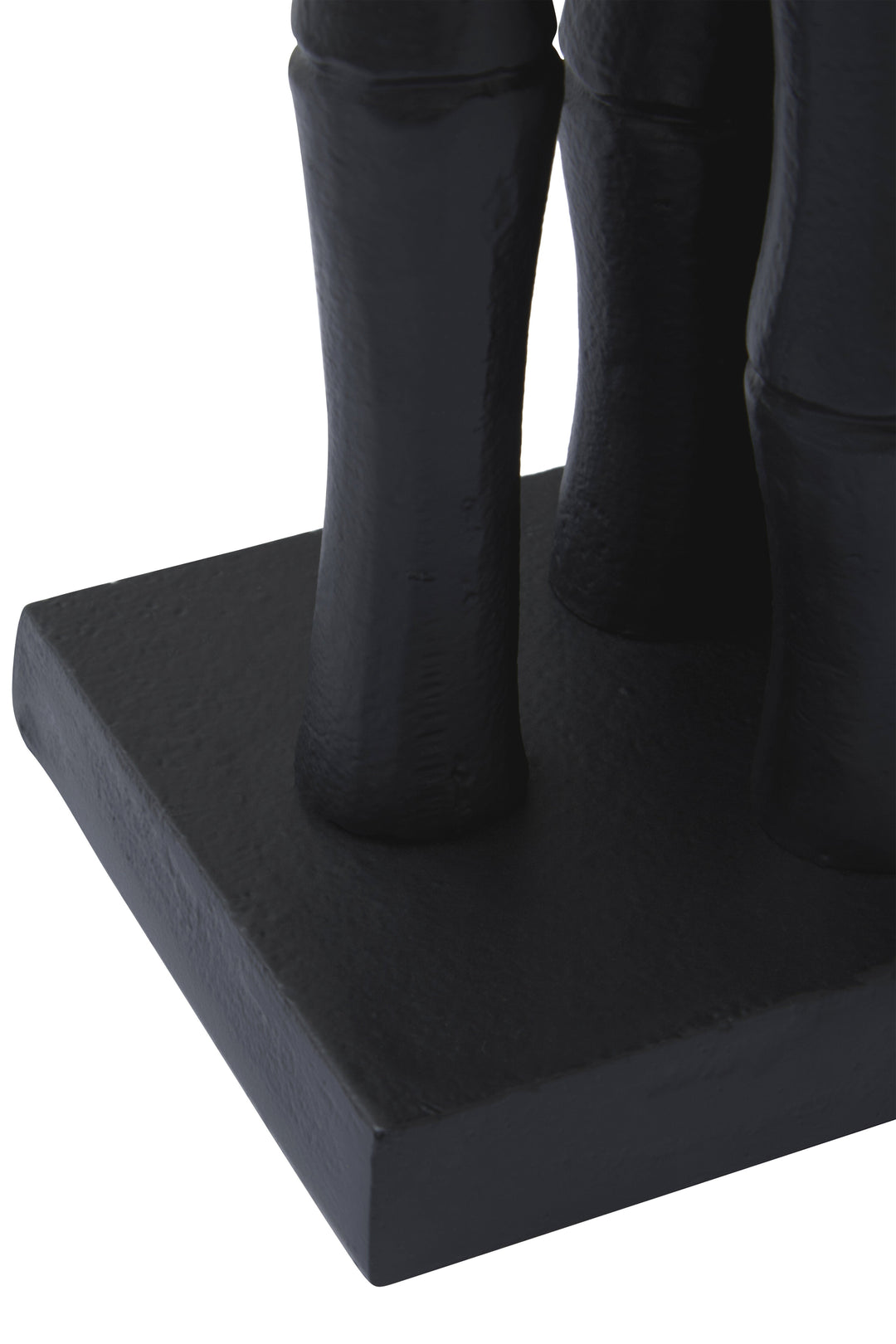 Hiba Black Bamboo Effect Bookends – Set of 2