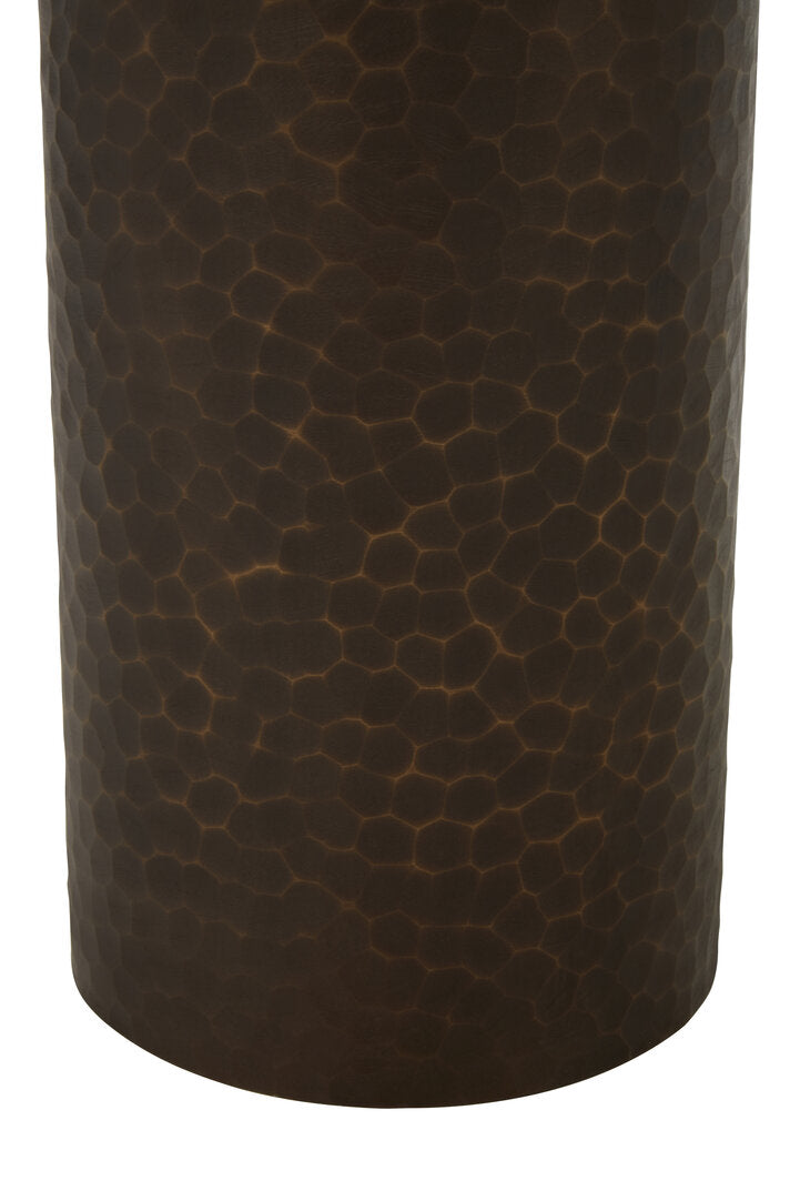 Umber Floor Standing Candle Holder – Antique Gold (Small)
