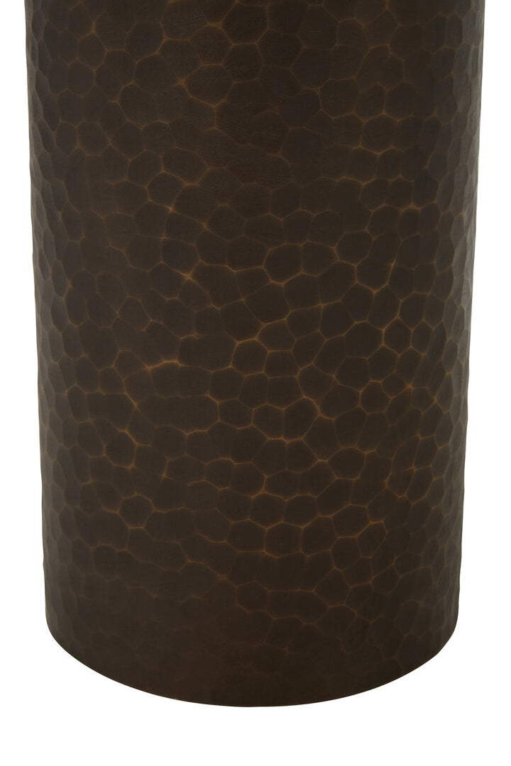 Umber Floor Standing Candle Holder – Antique Gold (Small)