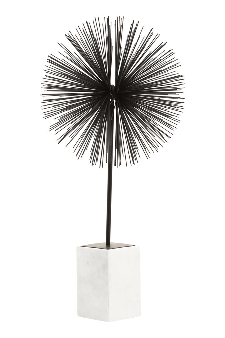 Breeze Black Finish Starburst Sculpture