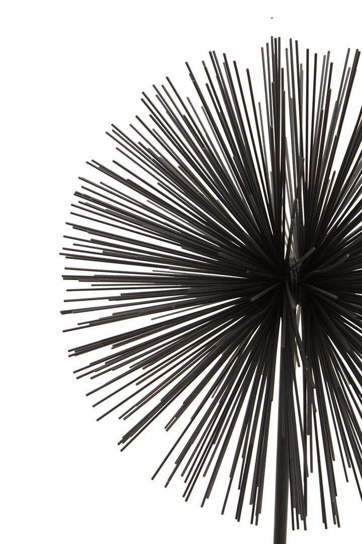Breeze Black Finish Starburst Sculpture