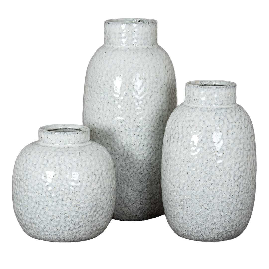 Artful & Textured: The Cairn Dimple Medium Vase