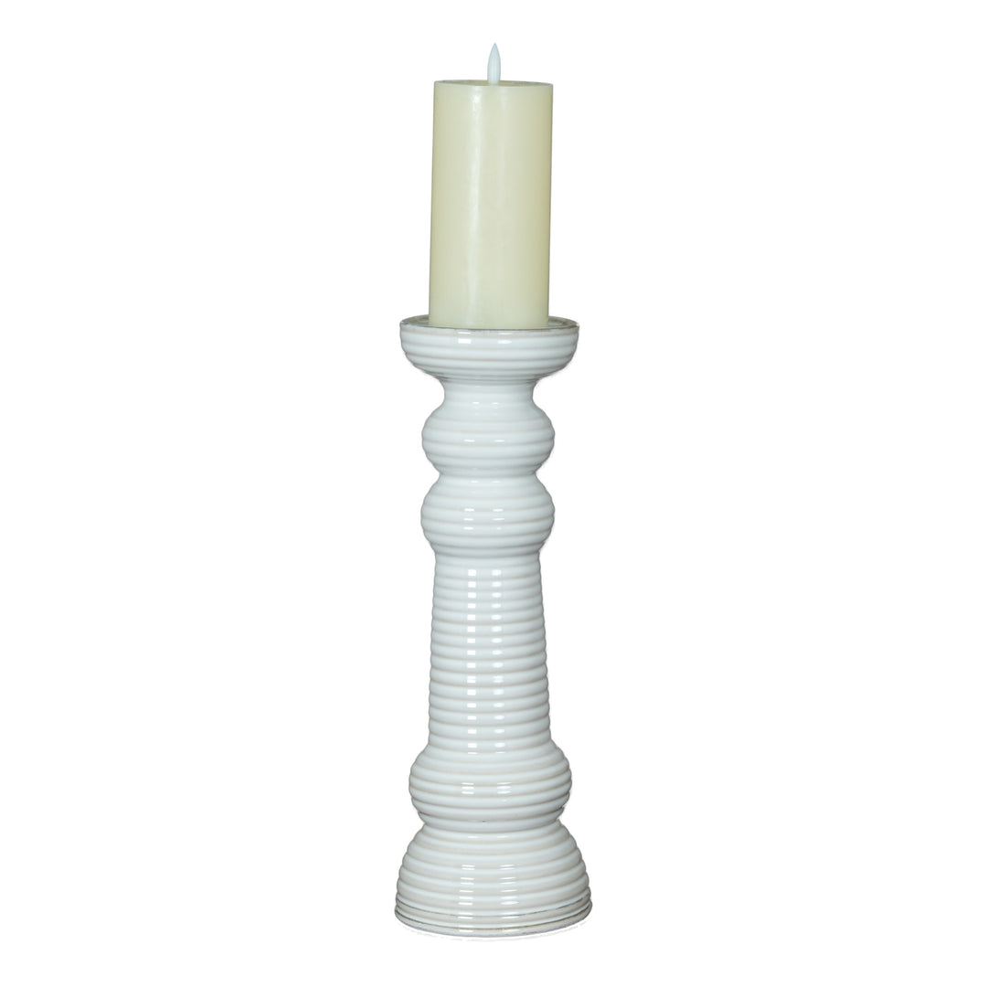 Grand & Glowing: Sile Large Pillar Candle Holder