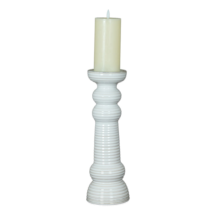 Grand & Glowing: Sile Large Pillar Candle Holder
