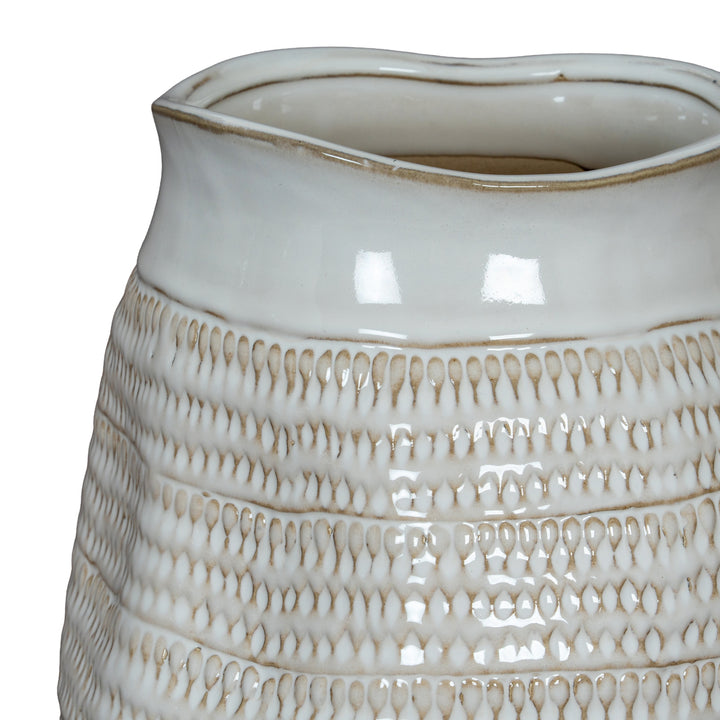 Organic & Robust: The Tava Wide Hewn Vase