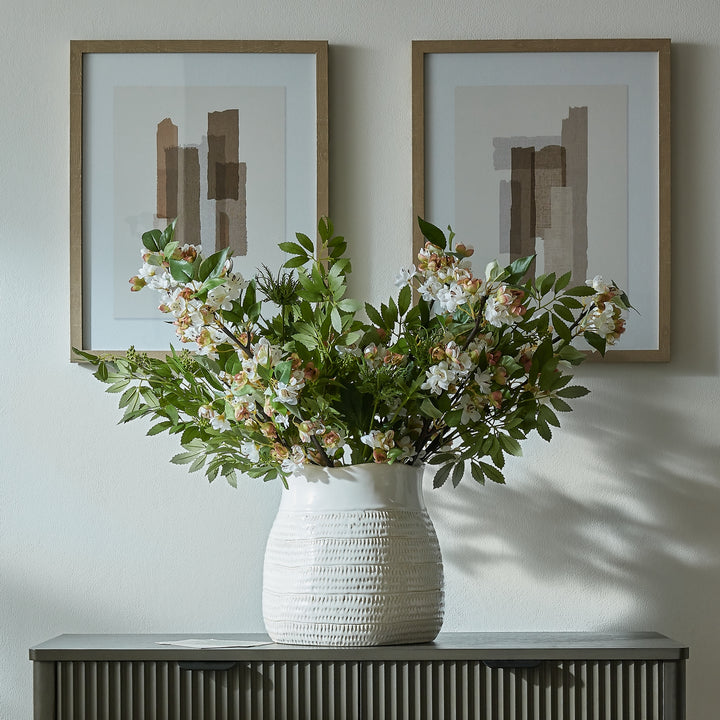 Organic & Robust: The Tava Wide Hewn Vase