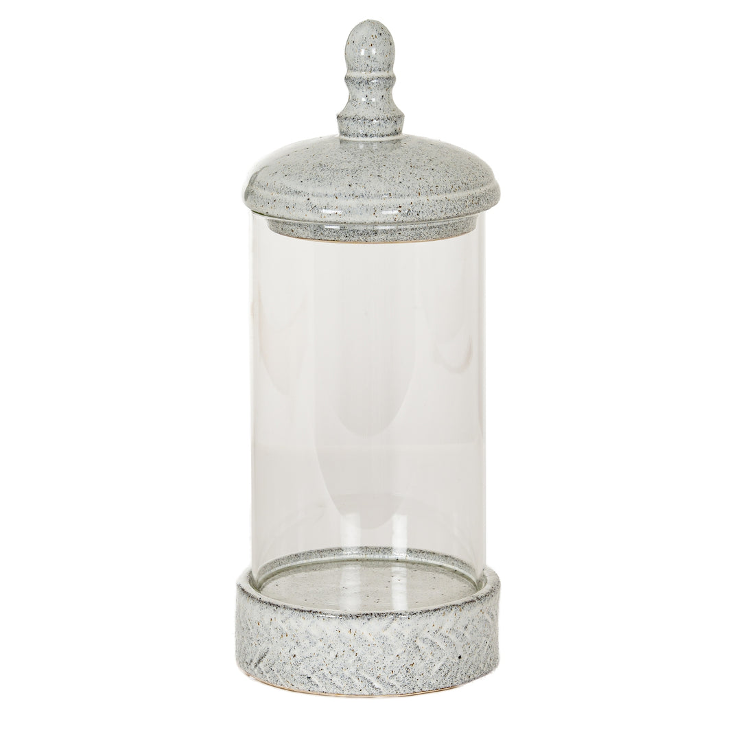 Cozy & Refined: Sona Medium Hurricane Lantern with Lid