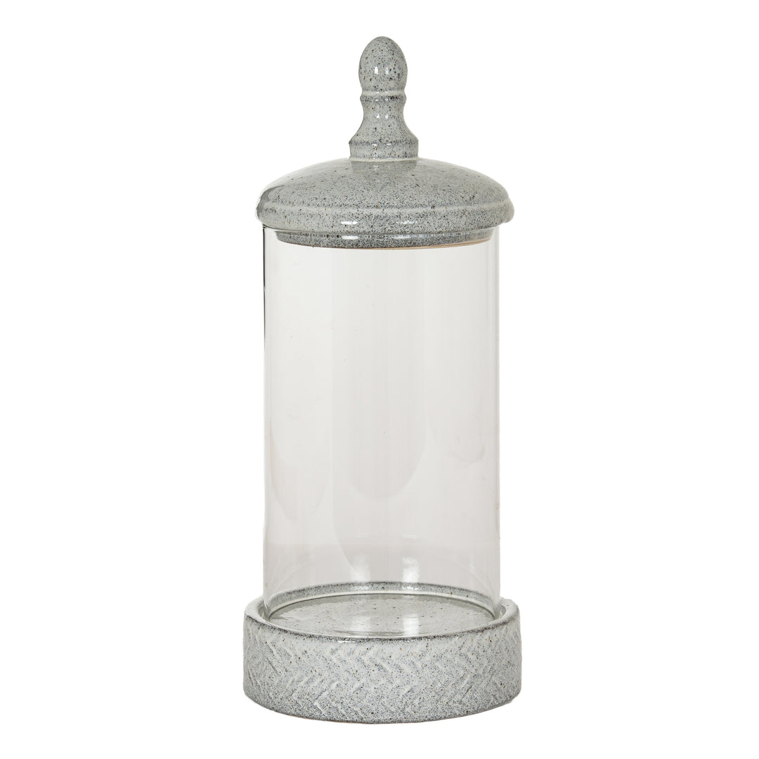 Cozy & Complete: Sona Large Hurricane Lantern with Lid
