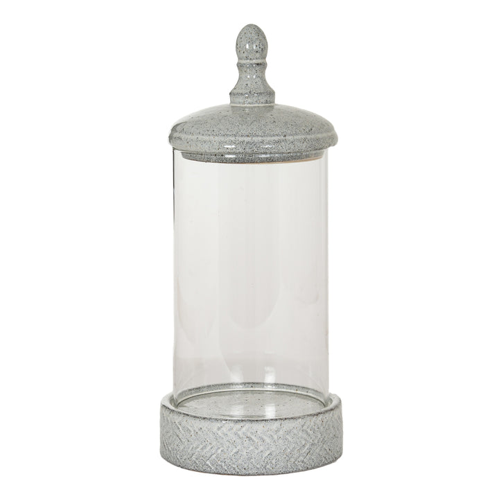 Cozy & Complete: Sona Large Hurricane Lantern with Lid