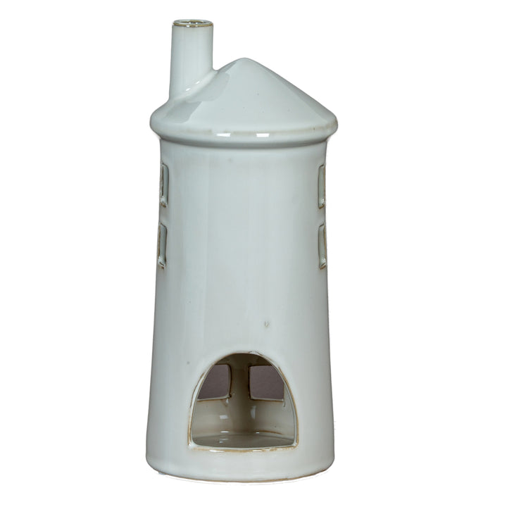 Guiding Glow: Rhea Large Lighthouse Tealight Holder
