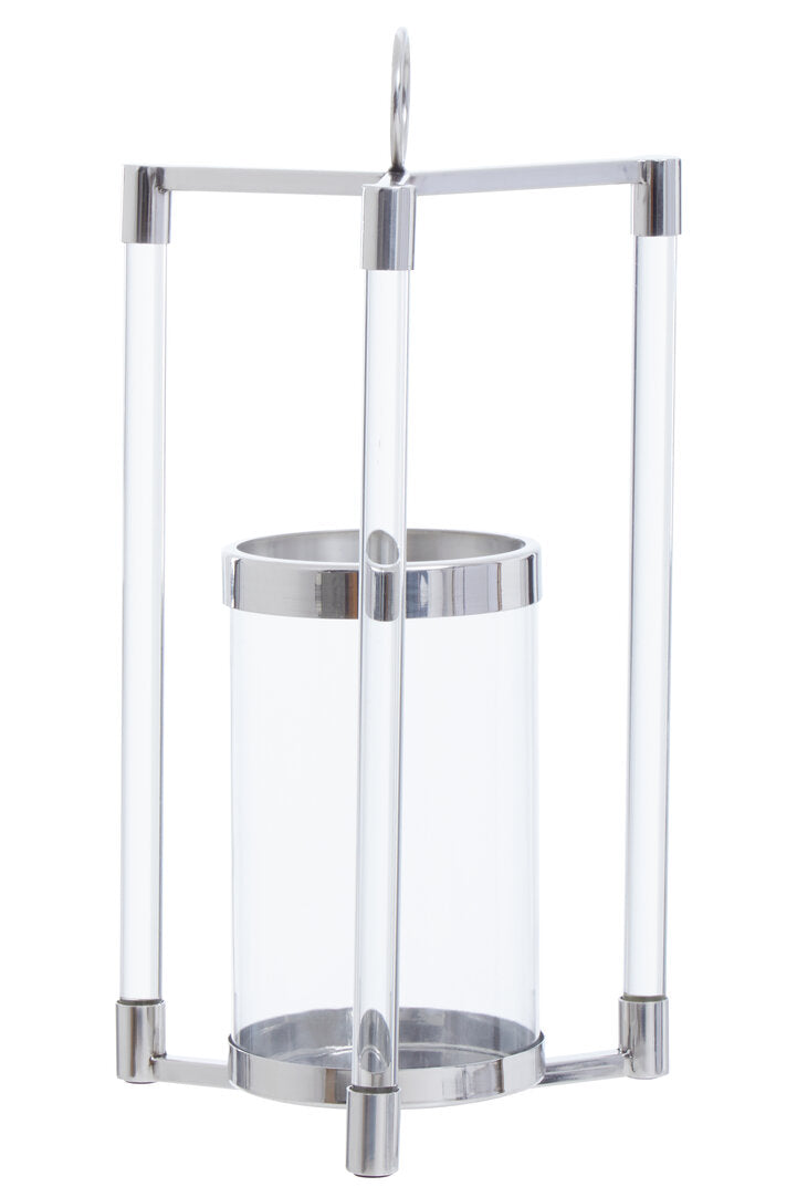 Alderley Lantern – Silver Finish (Small)