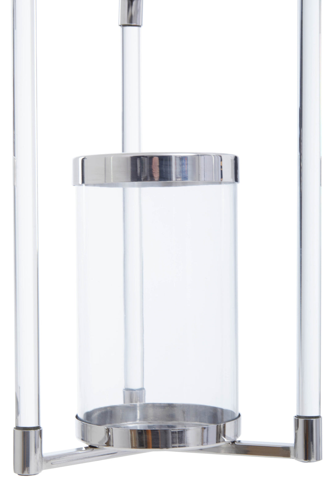 Franklin Small Silver Decorative Lantern