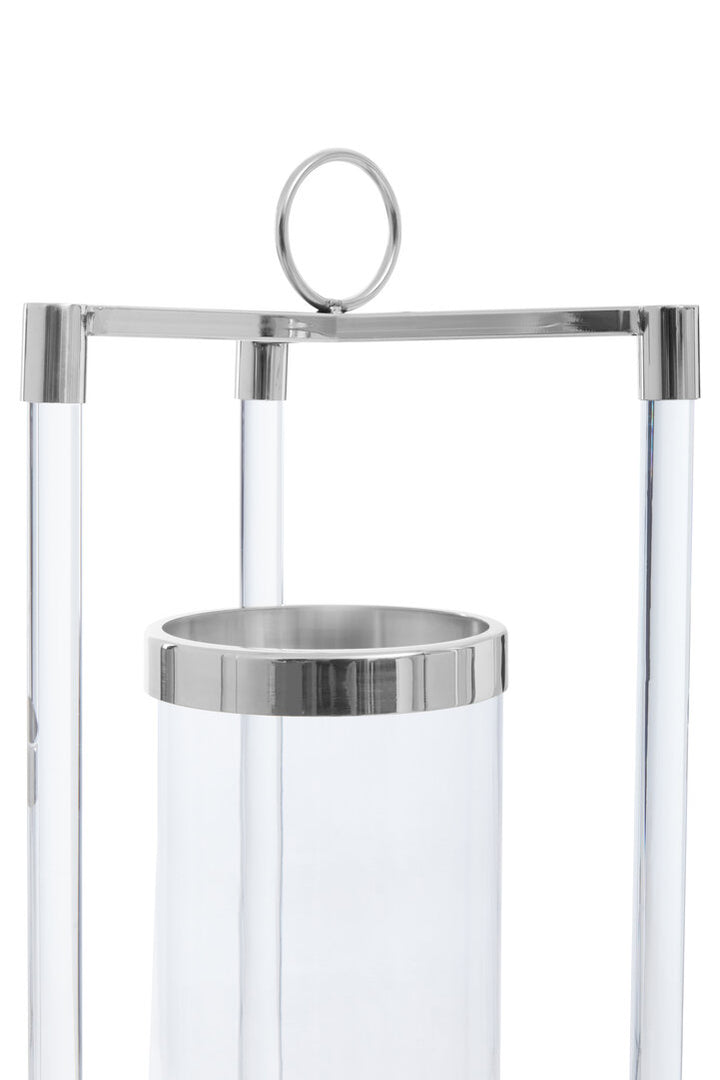 Alderley Lantern – Silver Finish (Large)
