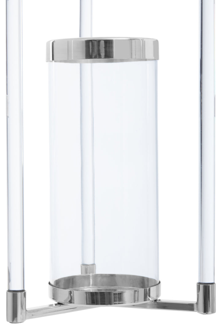 Franklin Large Silver Decorative Lantern