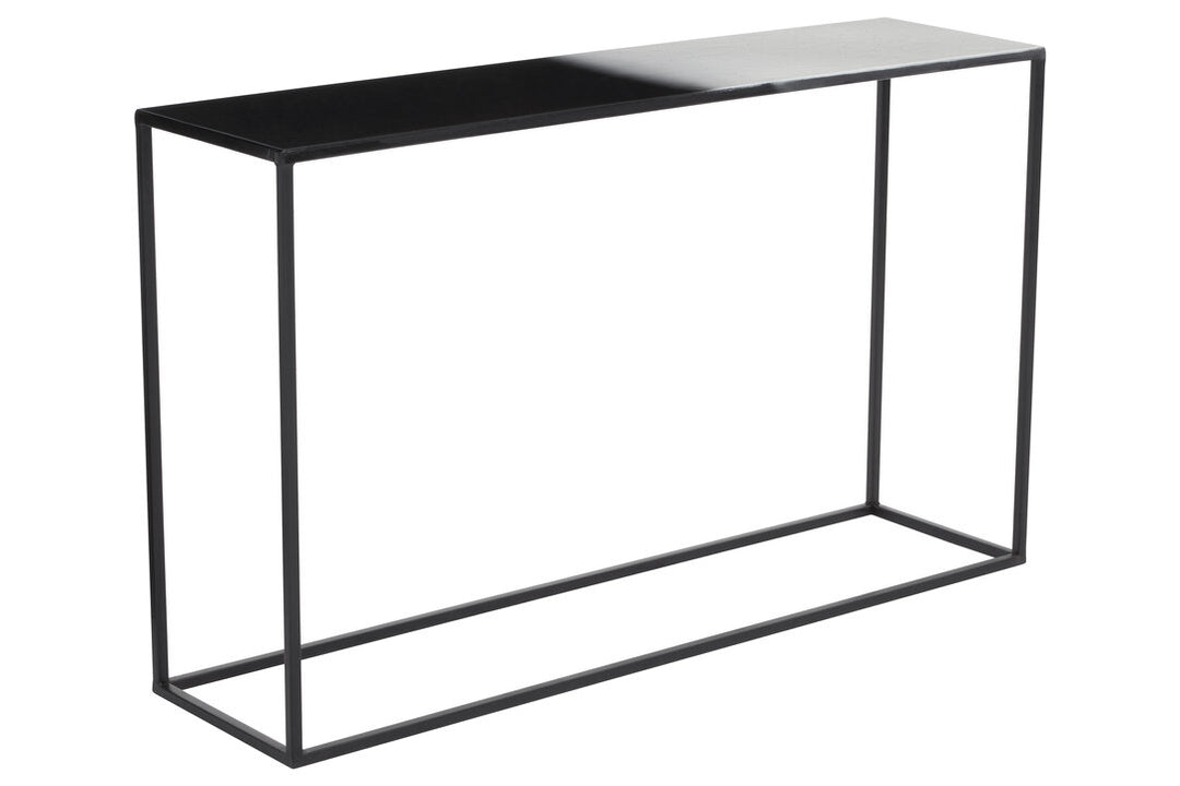 Hampstead Black & White Ombre Console Table – Contemporary Statement Hallway Table