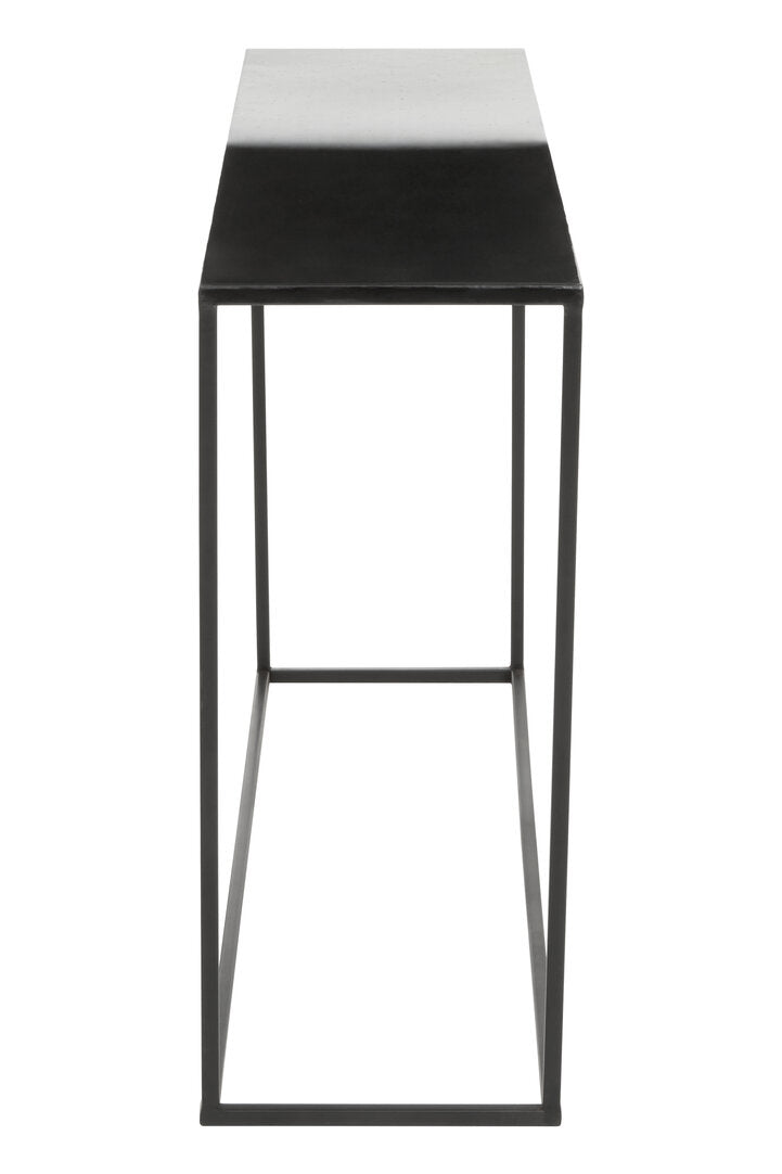 Hampstead Black & White Ombre Console Table – Contemporary Statement Hallway Table