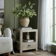 Haldon Collection 1 Drawer Side Table With Shelf