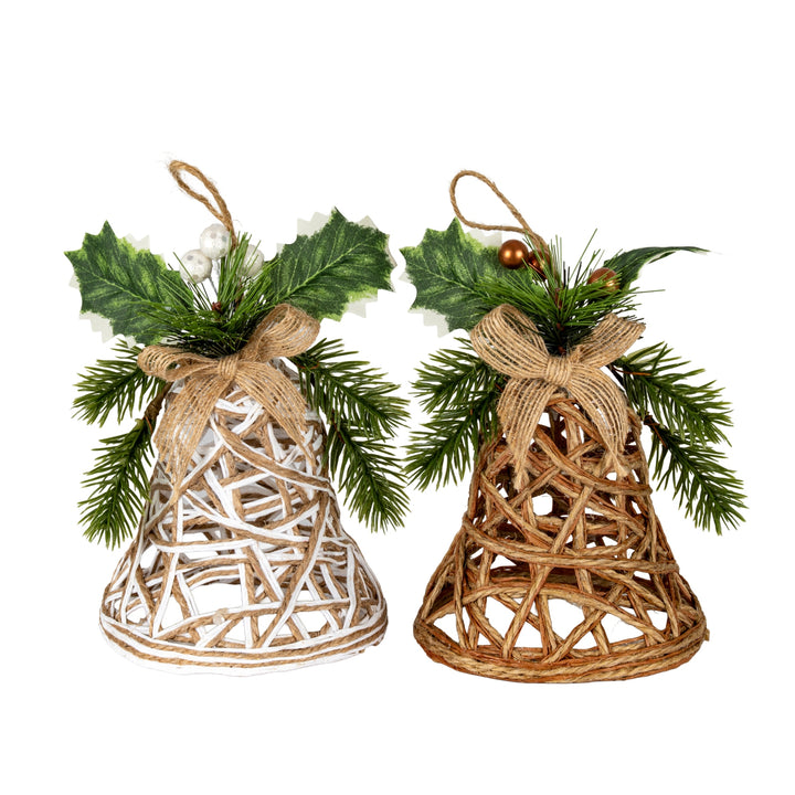Natural-Rattan-Bell-Decoration-With-Branches-And-Ribbon